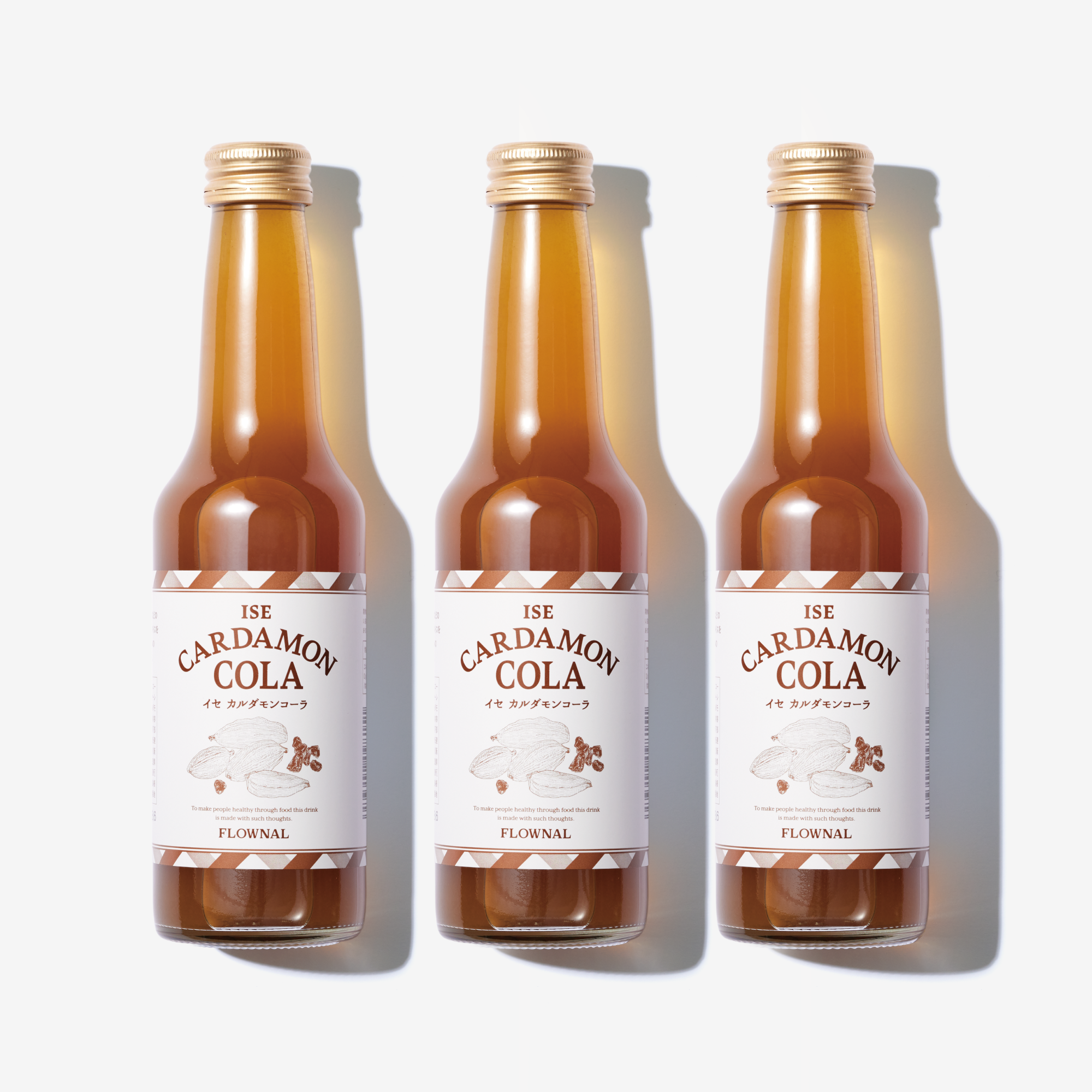 コーライル イセカルダモンコーラ 3本入り | イセフローナルの炭酸ドリンク